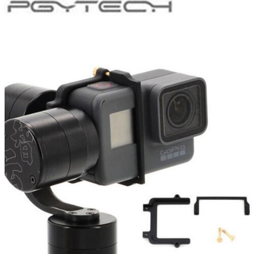 PGYTECH For GoPro Hero 5 Adapter Mount Bracket Plate Clip Holder for Zhiyun Z1 Evolution Gimbal Sports Action Camera Accessories