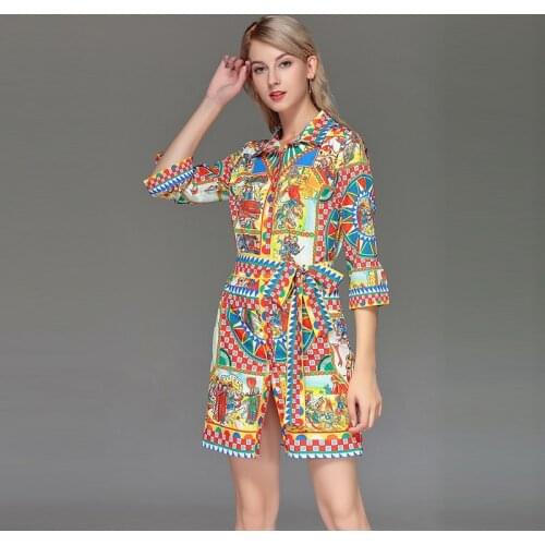 African Dress Ladies Long-sleeved African Clothing Casual Print Lace Europe And America Women Dresses Summer 2021 Robe De Soirée