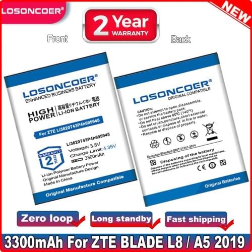 LOSONCOER Good Quality Battery 2600mAh Battery For ZTE Li3820t43P4h695945 Batteries