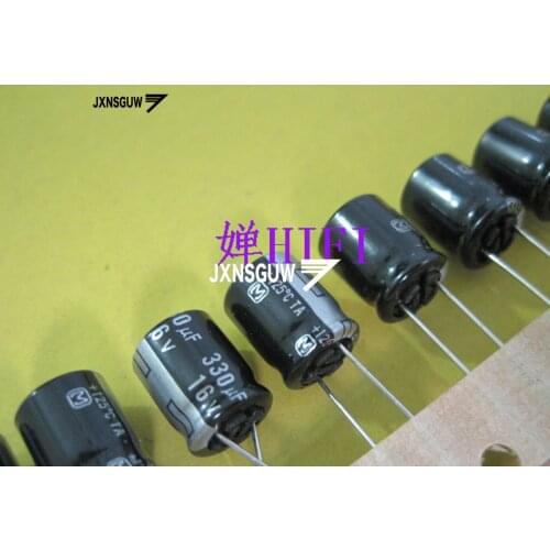 20PCS Matsushita TA 16V330UF 10X12.5MM Audio Aluminum Electrolytic Capacitor 330UF/16V 125 degrees 330uF 16V
