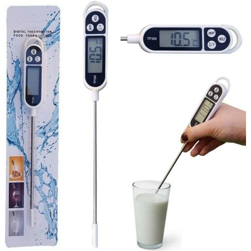 Kitchen Digital BBQ Food Thermometer Meat Cake Candy Fry Grill Dinning Household Cooking Thermometer Gauge Oven Thermometer Tool