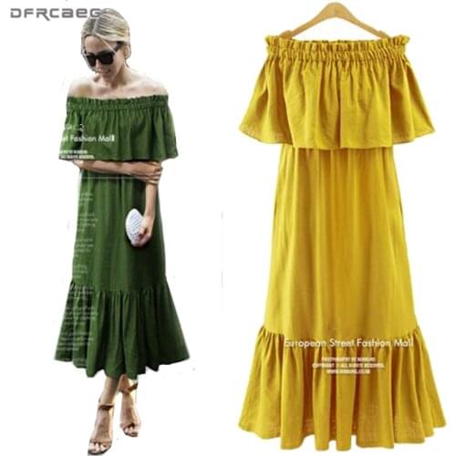 DFRCAEG Linen Summer Dresses