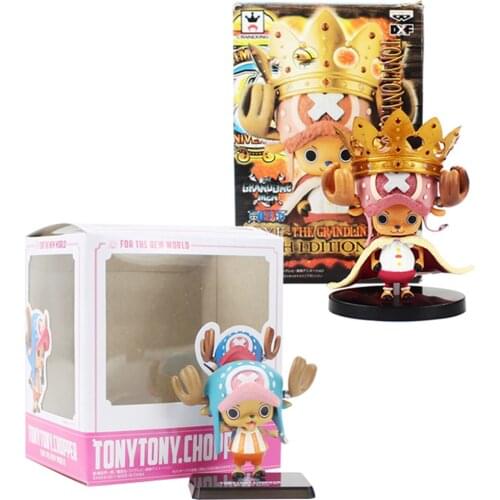 10cm 2Styles Anime Figure 15th Edition Crown Chopper PVC Action Figure Model Doll Toys