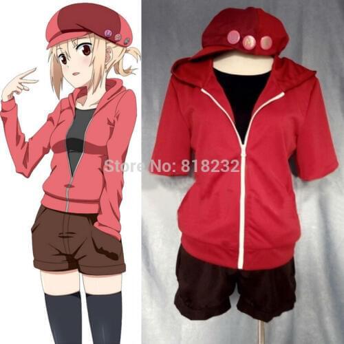 Himouto! Umaru-chan Doma Umaru School Uniform Cosplay Costumes Coat+Pants+Tops
