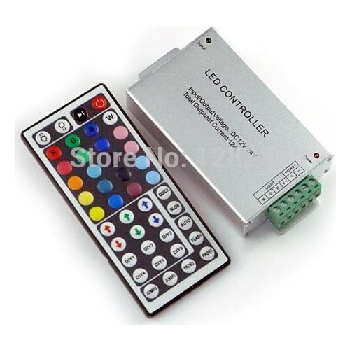 20pcs/lot DC 12V 44 Keys IR RGB Controller 20 Meters 5050 SMD 30LEDs Strip / Lights Module IR Remote Dimmer