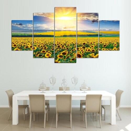 JIE DO ART 5 pieces canvas oil painting still life art wall art canvas module living room bedroom home decor