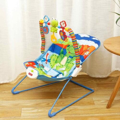 Multi-function Baby Rocking Chair For Newborn Kids Bassinet Cradle Seat With Light Music Electric Rocking Baby Swings 1-3 Ages