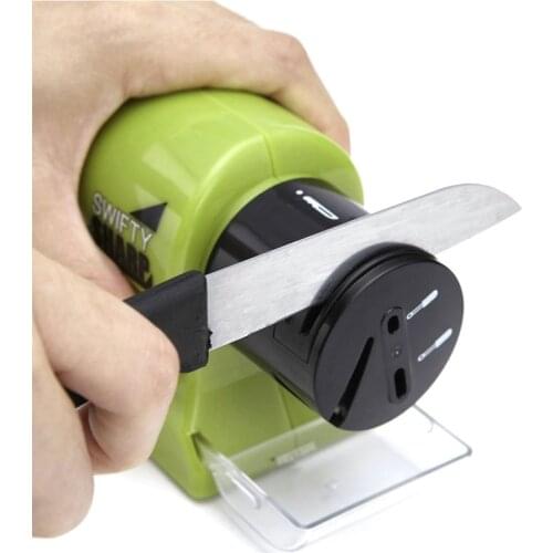 Multifunctional Motorized Knife Sharpener Quick Electric Kitchen Knife Sharpening Stone Tools Kitchen Knifes Accessories