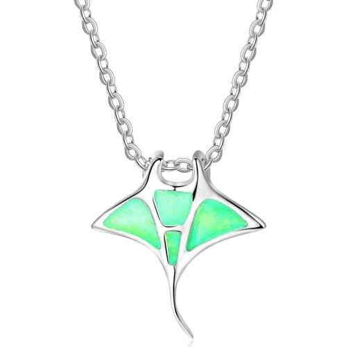 Fashion Women Necklace Simple Ocean Whale Animal Pendant For Women Birthday Gift Small Pendant Jewelry