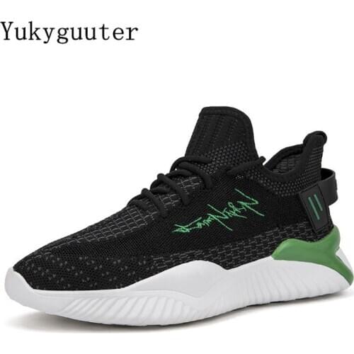Men Sneakers Running Shoes Outdoor Sports Breathable Mesh Fashion Chunky Boots Thick Sole Male Lace Up Walking Jogging