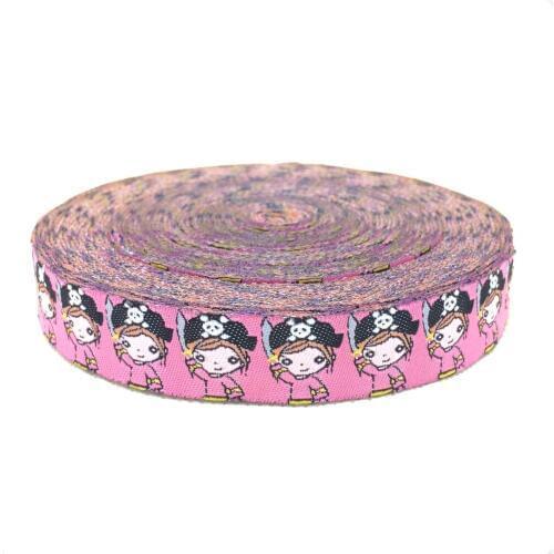 NEW wholesale 5/8 '(16 mmx10yards) 100% Polyester Woven Jacquard Ribbon with murderess KTZD15102817