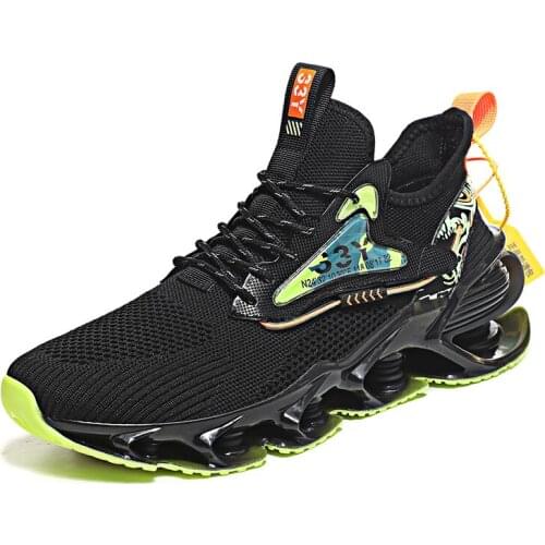 New Blade Mens Sneakers Non-Slip Men Casual Shoes Breathable Mesh Mans Summer Shoes Comfortable Male Designer Shoe Tennis Flats