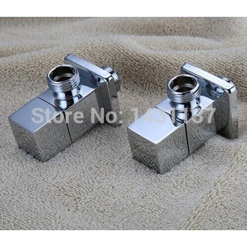 Wholesale and retail high quality thick brass material wall mounted chrome bibcocks bathroom faucet