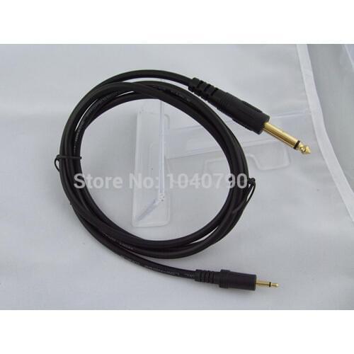 Gold plated 6.3/6.5 to 3.5 or 3.5 to 6.35 cable Audio cable Signal lines Audio and video signal transmission line 1.5M 4.8ft