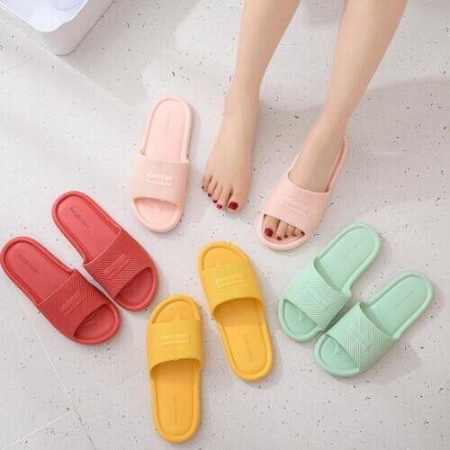 Summer Women Indoor Slippers Floor Flat Shoes Indoor Eva Flip Flops Female Non-slip Bathroom Home Slippers Zapatillas De Hombre
