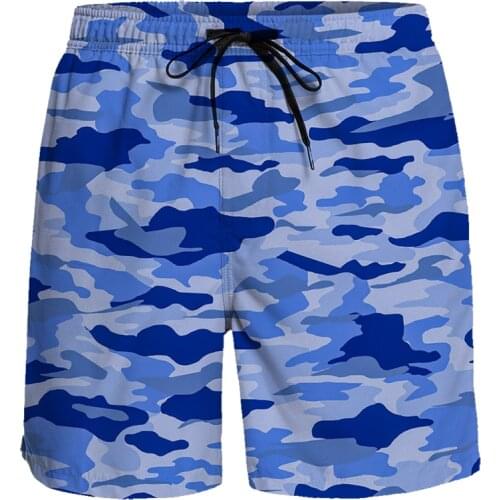 New Casual Shorts Camouflage Style Short Pants Breathable Quick Dry Beach Pants Running Sports Shorts Men Board Shorts