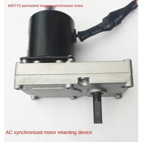 60KTYZ AC Permanent Magnet Synchronous Gear Motor / Oven Greenhouse Rotary Motor 1 Turn IE 2 50hz Cn(origin) Single-phase CCC,CE