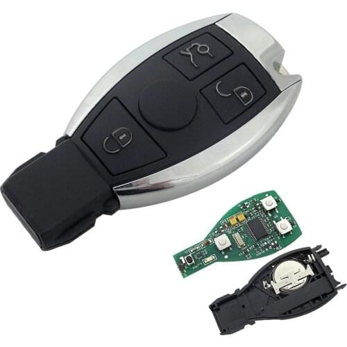 5pcs smart key 3 button NEC and BGA and BE KYDZ remote key with 315mhz 434MHZ for Mercedes Benz Car Remote Control Year 2000