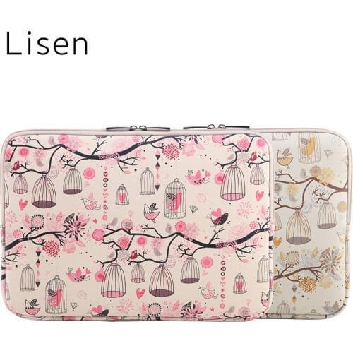 2020 Lisen Brand Leather Bag Laptop Bag 11",12",13",14",15",15.6 inch,Sleeve Case For MacBook Air Pro,For Ipad 9",Free Shipping