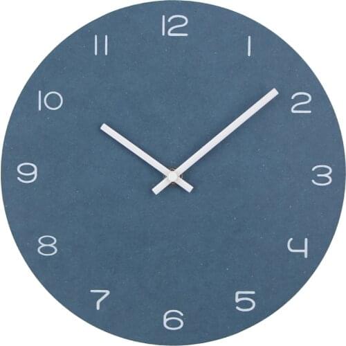 Vintage Wall Clock Modern Circular Slient Large Brief Style MDF Wood Wall Clocks Watch Quartz Home Decor Relogio De Parede