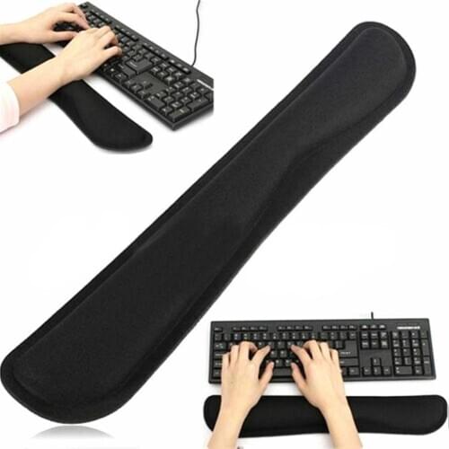 High Standard Comfortable Gel Wrist Raised Hands Rest Support Pad Cushion For PC Keyboard Office Work Decoration Black
