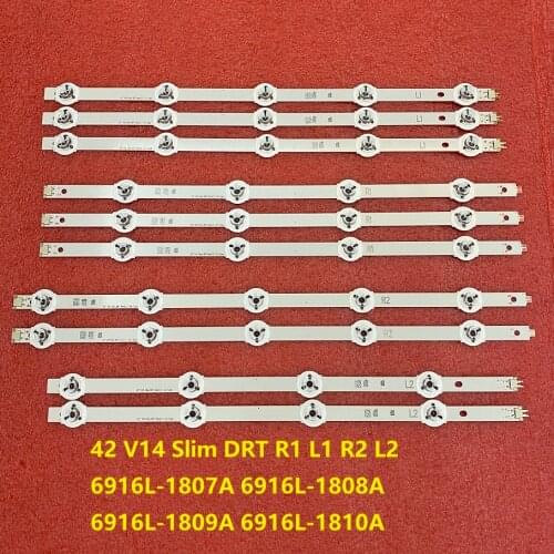10pcs/set LED Backlight strip for Panasonic TX-42AS740B TX-42AS650B TX-42AS650E TX-42AS650 TX-42AS740 TX-42AS750E TX-42AS740E