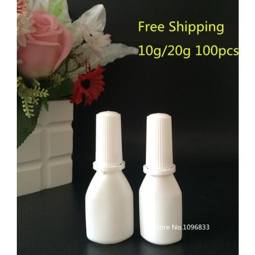 100PCS 10m 20ml 10g 20g Squeeze Spray Plastic Bottle White Medical Plastic Dusting Powder Bottle Empty Powder Spray Bottle