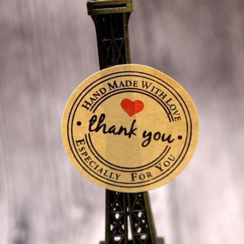 Free shipping 1000PCS White cowhide multi-style happy birthday thank you sealing sticker Gift Packaging Stickers Scrapbooking