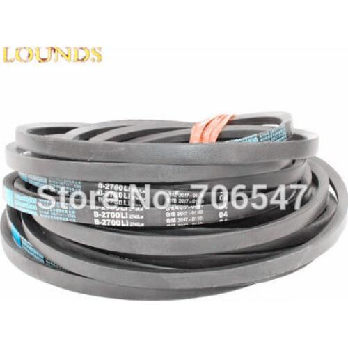 FREE SHIPPING CLASSICAL WRAPPED V-BELT B900Li B914Li B940Li B965Li B991Li Industry Black Rubber B Type Vee V Belt