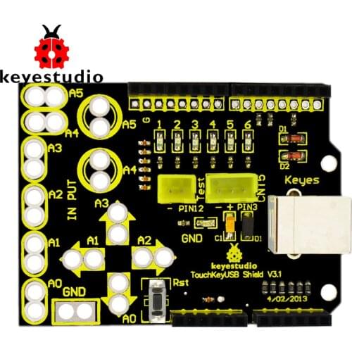 Free shipping ! New keyestudio Touch Key USB shield for arduino