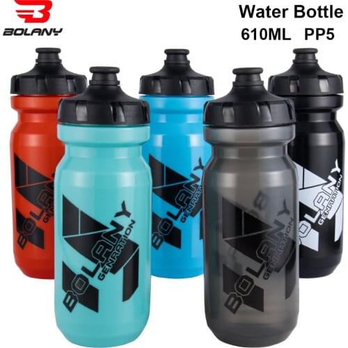 Bolany Bike Water Bottle 610ml PP5 Lightweight Outdoor Gym Sports Portable Cup Cycling Kettle Mountain Road Bicycle Accessories