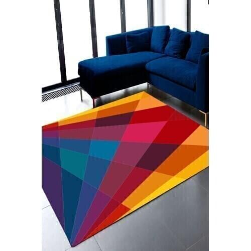 Color Palette Carpet (Machine Washable Non-Slip Leather Base 80cm X 200cm) - CP191