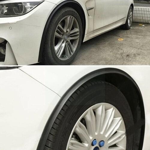 Wheel Arch Covers Extensions Universal Rubber Fender Protector Rubber Scratch Proof Trim Flares Lip Wheel-arch Eyebrow Fend