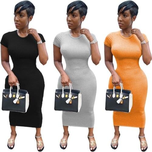 Lucakuins Solid Summer Dresses