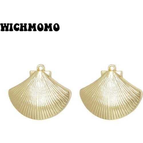 2019 Fashion New 31*35mm 5pieces/bag High Quality Zinc Alloy Big Conch Charms Pendant for Earring Necklace Jewelry Accessories