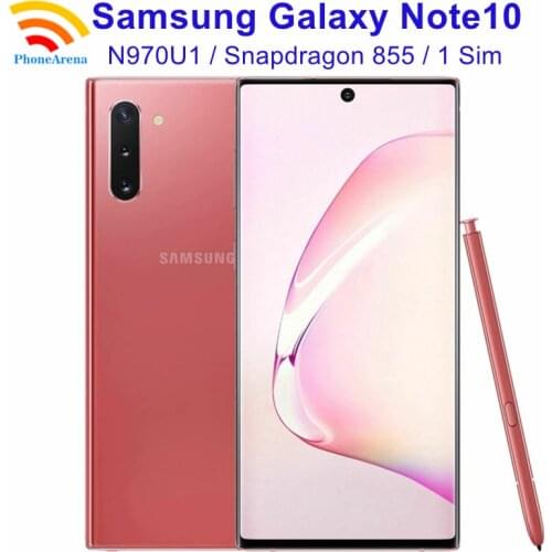 Original Samsung Galaxy Note10 Note 10 N970U1 N970U【98% Almost New】 Mobile Phone 6.3" 256GB ROM 8GB RAM NFC Octa Core 4G LTE