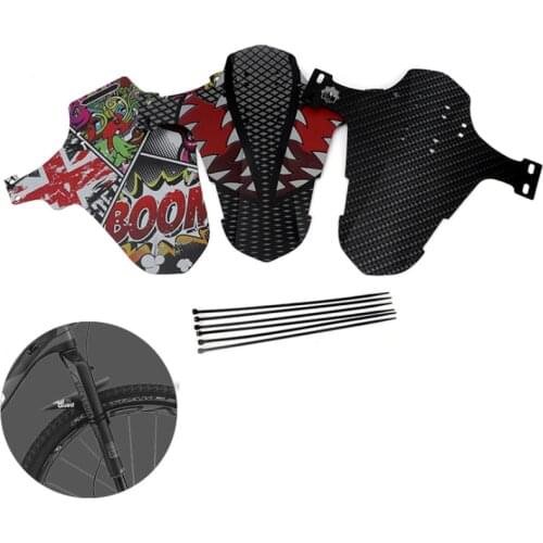 MTB/Road/Bicycle Fenders Bike Ultra-thin Carbon Fiber Front Mudguard Mountain Bike Universal Wings Mud Guard Cycling Accessories