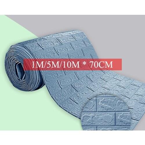 Self-Adhesive Wallpaper Brick DIY Waterproof Wall Sticker Brick Decoration Wallpaper Decor For Kids Room Living Room