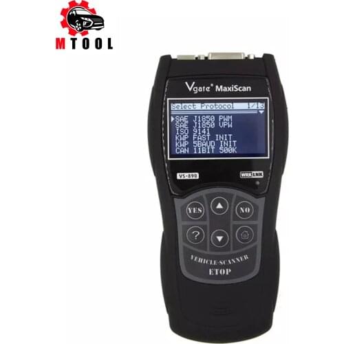VGATE VS890 OBD2 Code Reader Universal OBD2 Scanner Multi-language and Car Diagnostic Tool Vgate MaxiScan VS890