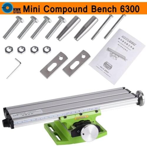 Mini Compound Bench Slide Table Aluminum Worktable Milling Working Cross Table Drilling Machine For Bench Drill X-Y Adjustment