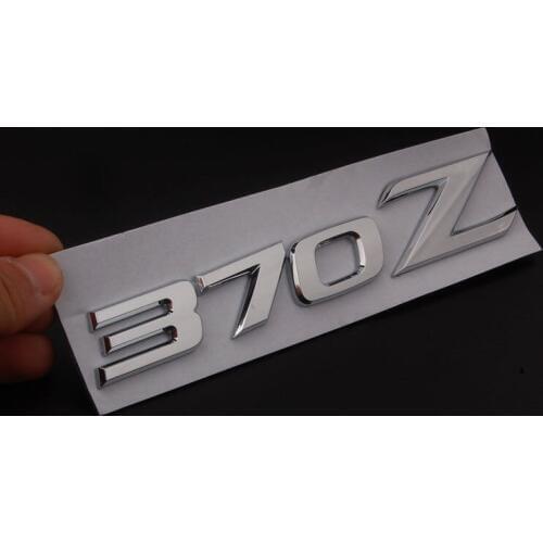 Brand New ABS Chrome Car Auto 370Z Emblem Badge Stickers for 370Z Fairlady Z Z34