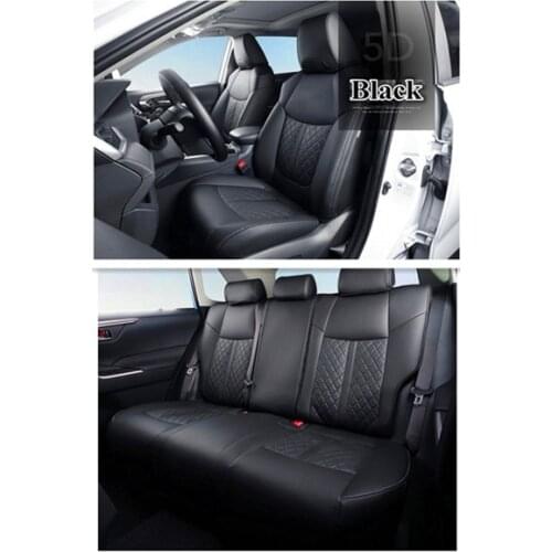 High quality! Custom full set car seat covers for Toyota RAV4 2021 comfortable breathable durable seat covers for RAV4 2020-2019