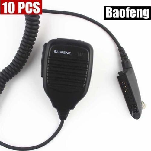 XQF 10PCS A58 Microphone Baofeng A58 Speaker Mic for BAOFENG A58 Walkie Talkie