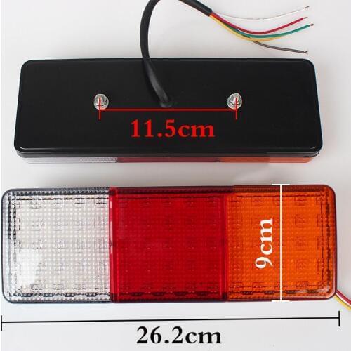 Auto Trucks Tail Light Turn-Indicator Rear Break Stop Super Bright 75-LED Bulbs