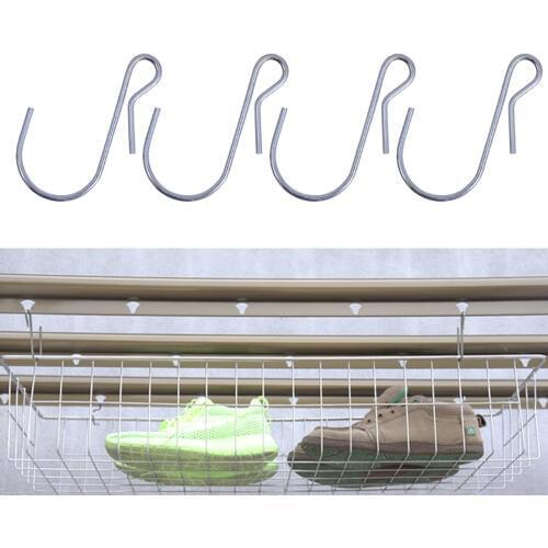 10pcs S Shaped Hooks Metal Heavy Duty Premium Hanging Hooks Hangers Hooks To Hang For Towels Kitchenware Clothes Utensils Pots