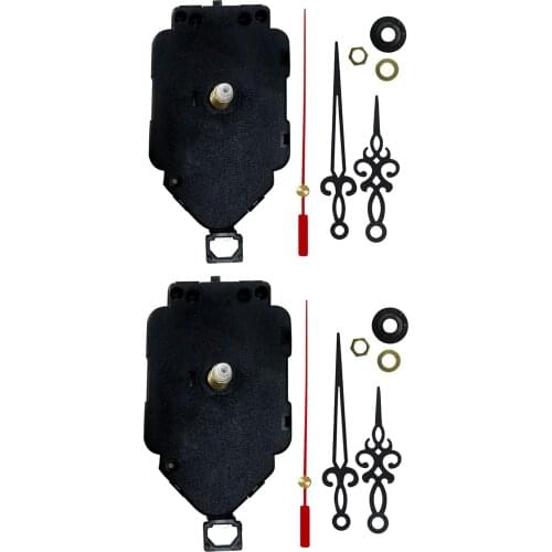 2x DIY Quartz Pendulum Clock Movement Chime Hardware Replacement Wall Decors