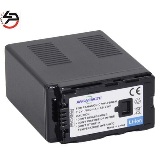 LPD 7.4v 7800mah 100% brand new Replacement Camera Battery For Panasonic VW-VBG6 VW-VBG6-K VW-VBG6GK VW-VBG6PPK VW-VBG6H HDC-SD7