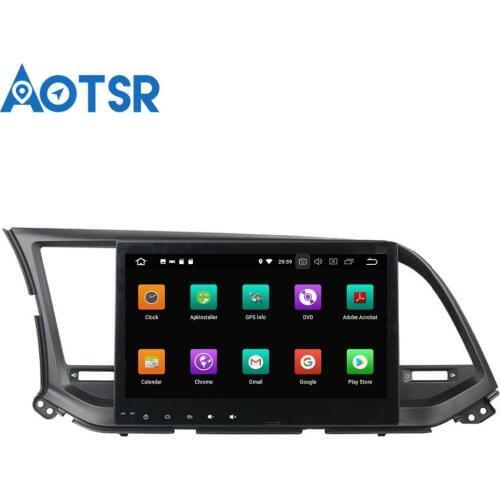 Aotsr Android 8.0 GPS navigation Car DVD Player For Hyundai Elantra 2016-2018 multimedia radio recorder 2 DIN stereo 4GB+32GB