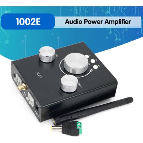 ZK-1002E 502E 2*50W 100Wx2 Bluetooth 5.0 TPA3116 Dual Channel Audio Power Amplifier Module High And Low Bass Subwoofer