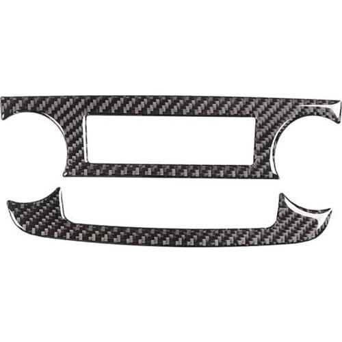 For Honda CR-V 2007-2011 Soft Carbon Fiber Sticker Central Control Air Conditioning CD Adjustment Switch Panel